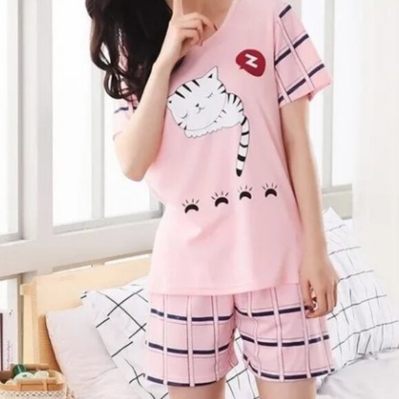 Short Sleeve Pajama Set. - Picture 1 of 2